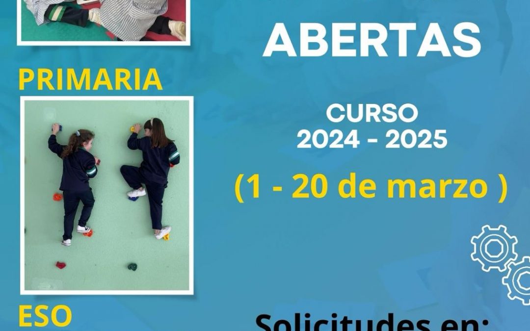 PERIODO DE ADMISIÓN CURSO 2024-25